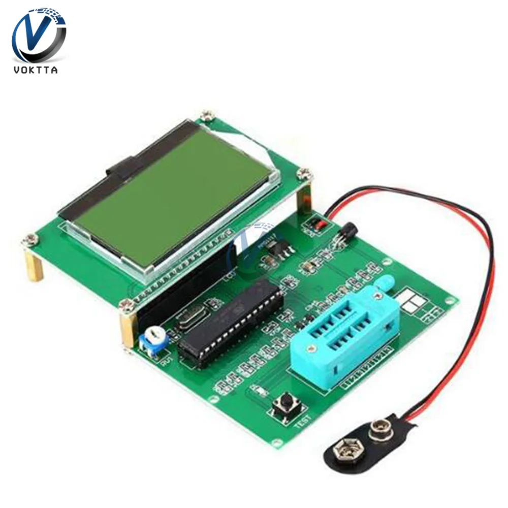 

GT-T8 цифровой тестер транзисторов, Многофункциональный тестер транзисторов, диодов NPN/PNP, тестер сопротивления диодов с ЖК-экраном