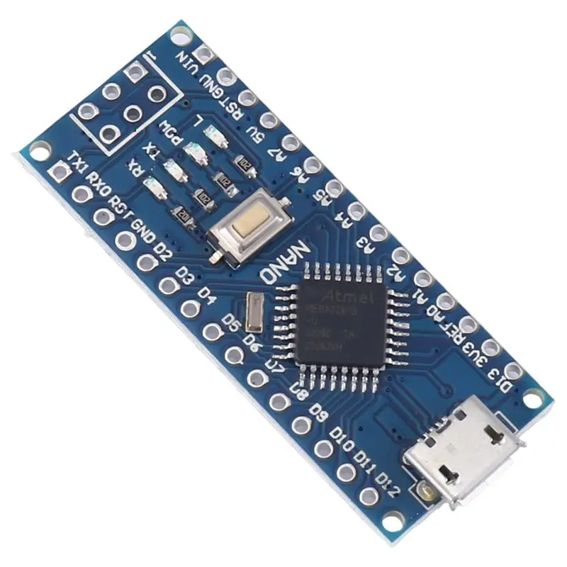 Фото Y23A-10Pcs Nano 3.0 с загрузчиком, совместимый контроллер Nano для Arduino, драйвер CH340, 16 МГц, ATMEGA328P №5