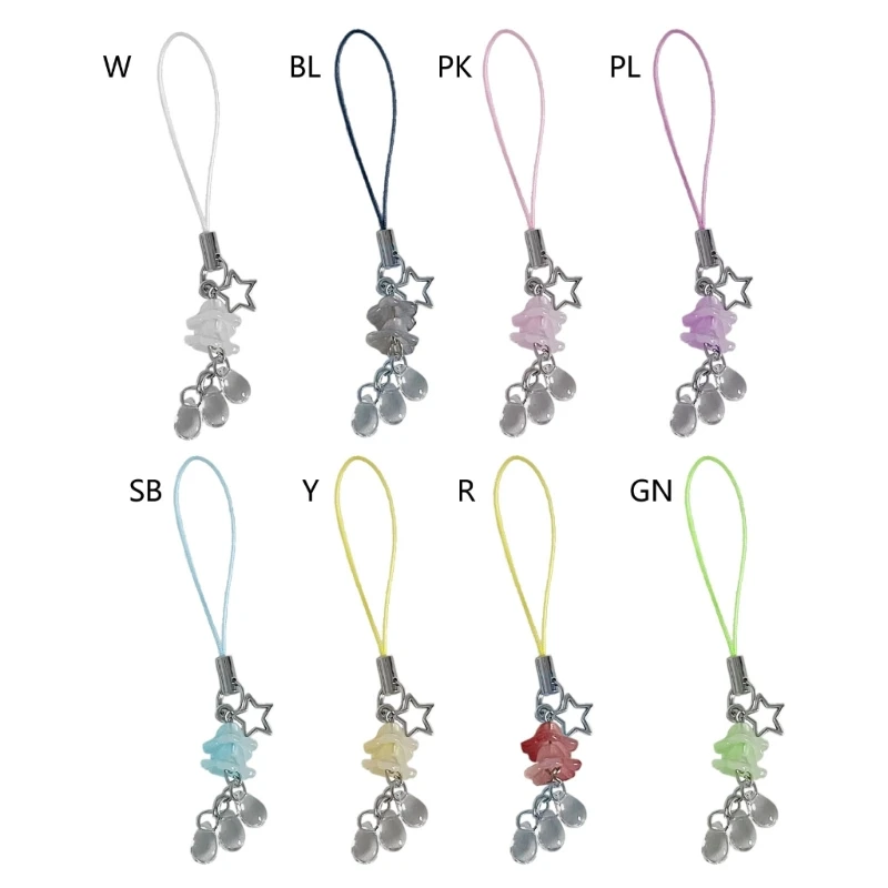 

Jellyfish Phone Chain Y2k Pendant Keychain Bag Accessory Car Keys Holder