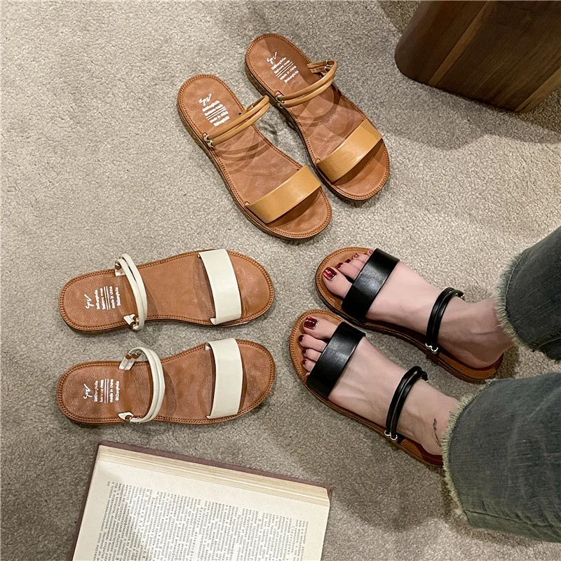 

Женские туфли с низким верхом, мягкие шлепанцы на платформе, пляжные шлепанцы, сланцы, комфортная обувь для девушек, новинка 2023