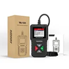 Встроенный монитор, диагностический сканер YA101 OBD2, новый автомобильный считыватель кодов OBD2 EOBD для проверки освесветильник двигателя, датчик О2, тестер EVAP
