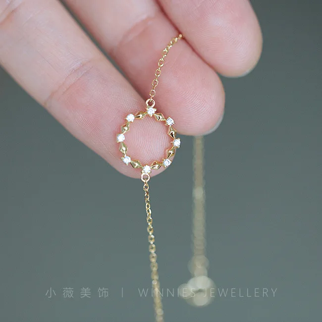 

Женский посеребренный браслет из 14-каратного золота S925, характерный универсальный браслет