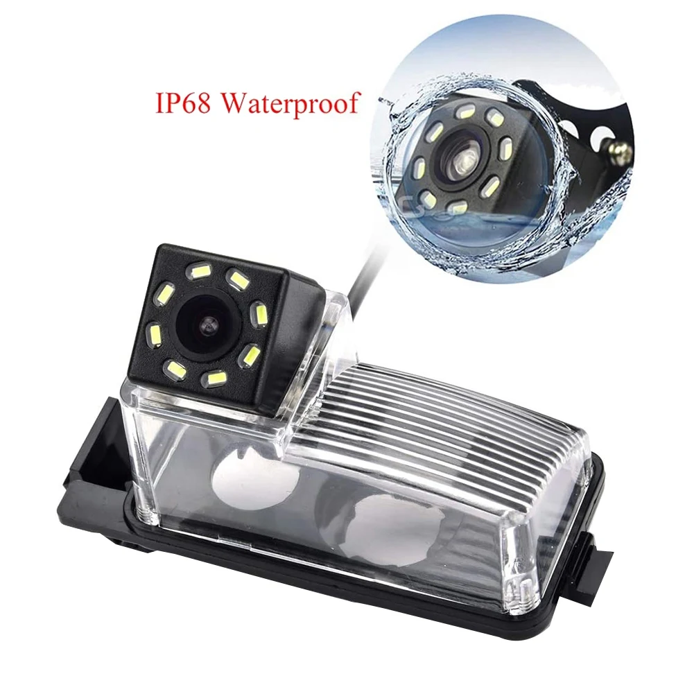 Автомобильная 8-светодиодная камера заднего вида водонепроницаемая HD для Nissan
