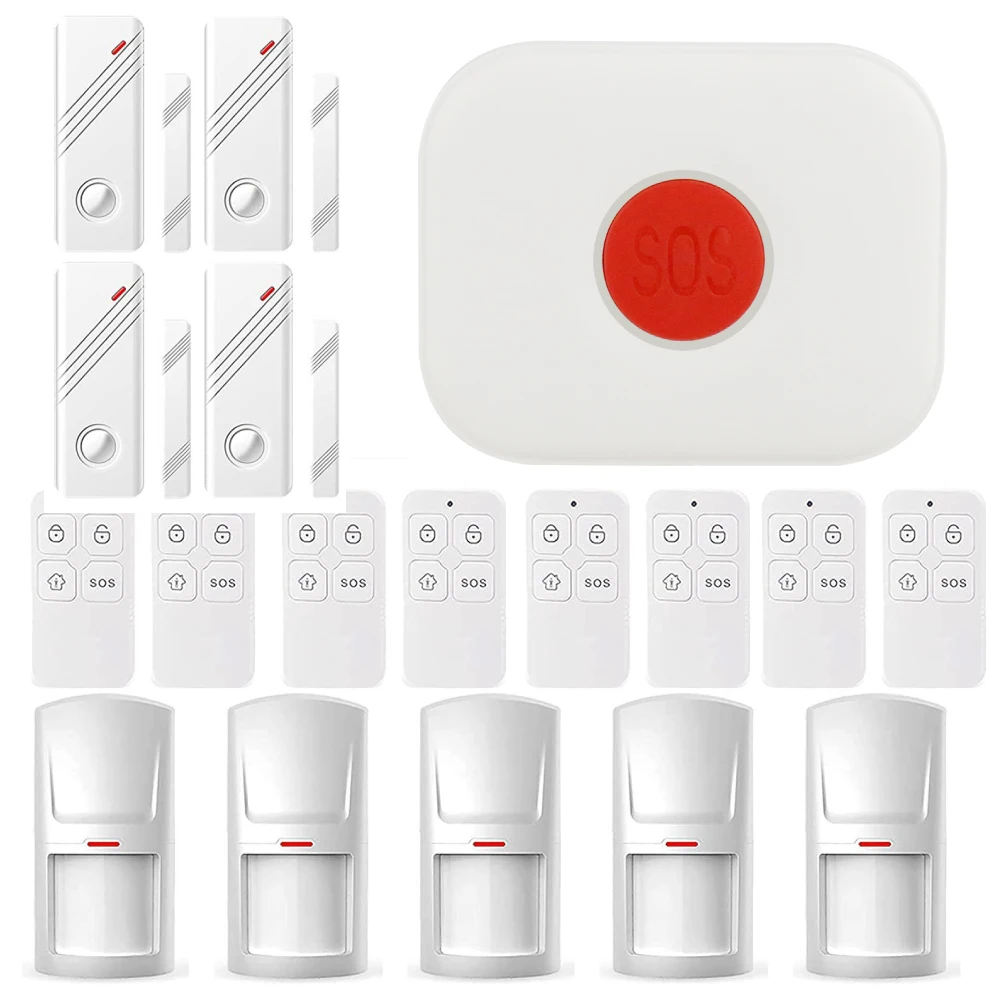 Wireless 4G GSM SMS SOS Medical Alarm system Panic Button with intercom enlarge