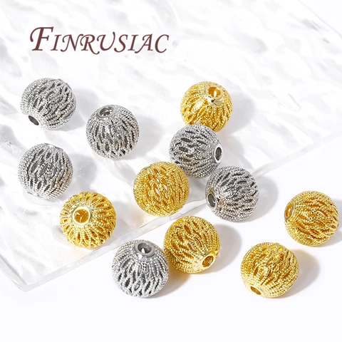 Позолоченные разделители для бусин FINRUSIAC