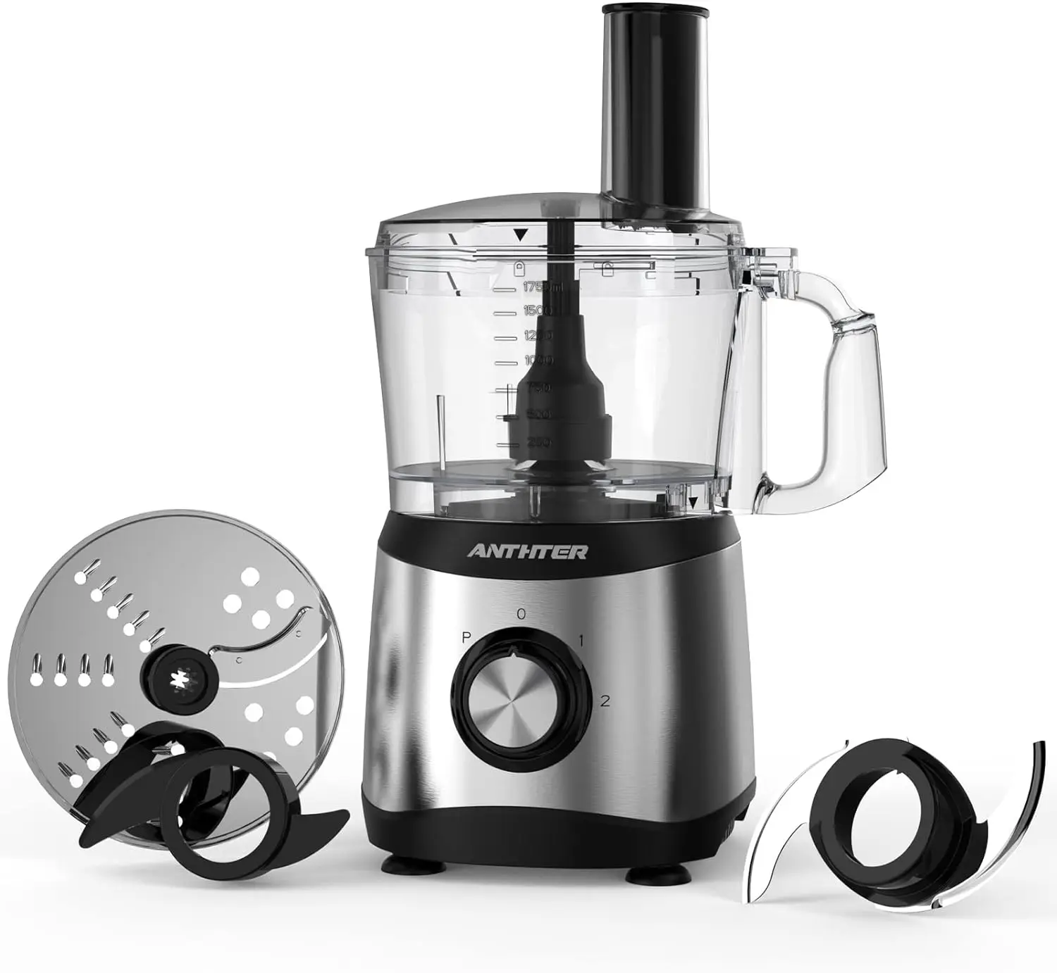 

CY-367 Food Processor & Vegetable Chopper for Slicing, Shredding, Chopping, Dough and Purees, 7 Processor Cups, 600W,Stainle