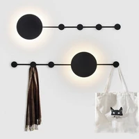 wall lamp point line nordic surface black industrial style sconce light for aisle living room bedroom coat rack wall lamp