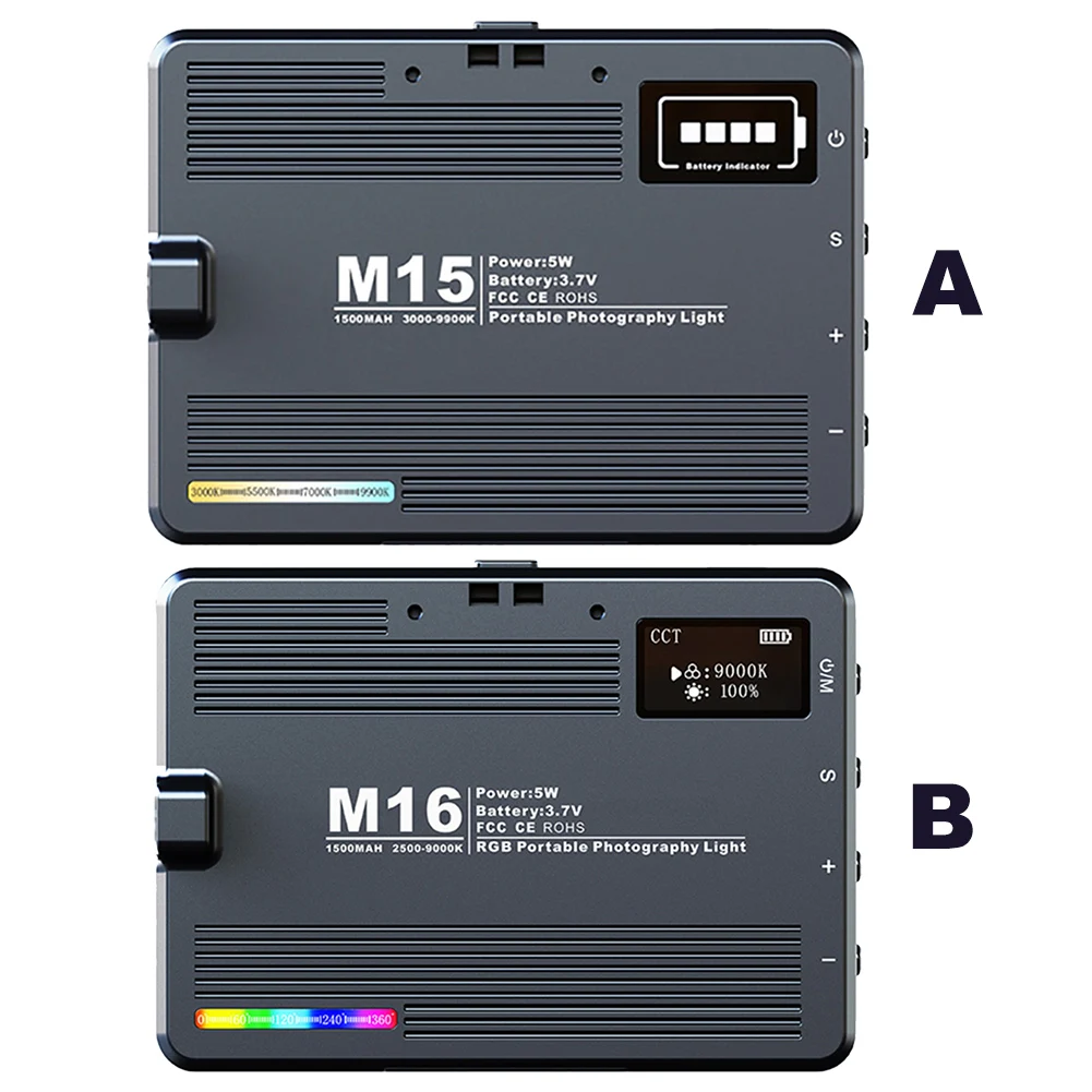 3000-9900K 1500 мА/ч фотография с регулируемой яркостью