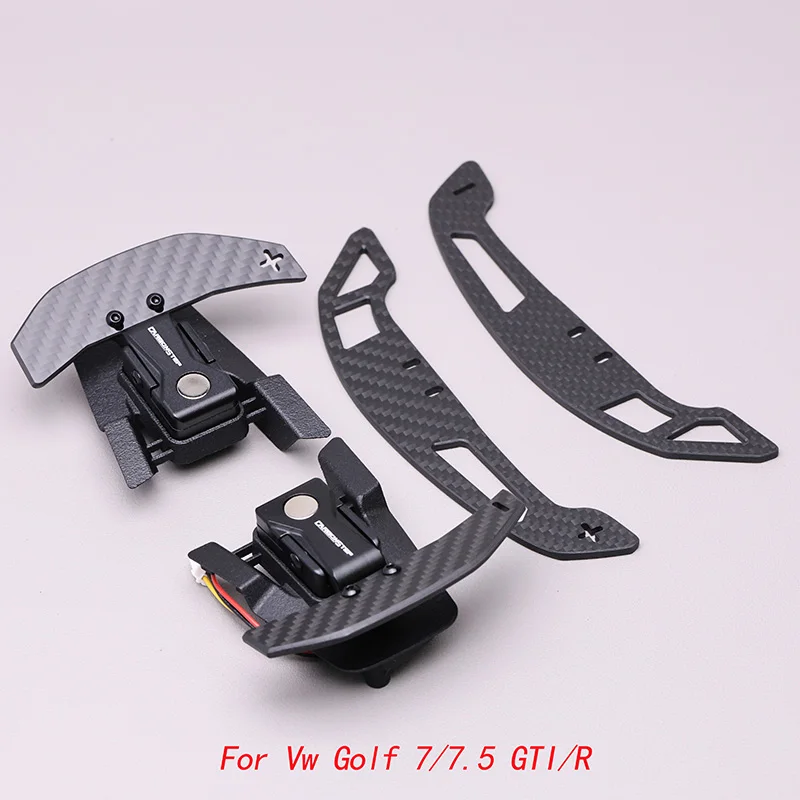 Лопасти переключения рулевого колеса подходят для Golf 7, 7,5, 8, R, GTI, MK7, MK8 с использованием технологии магнитного всасывания, автомобильных аксессуаров