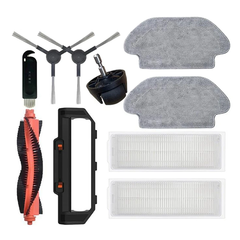 

Запчасти для робота-пылесоса 2S XMSTJQR2S, основная/боковая щетка, фильтр НЕРА, тряпка, тряпка, швабра