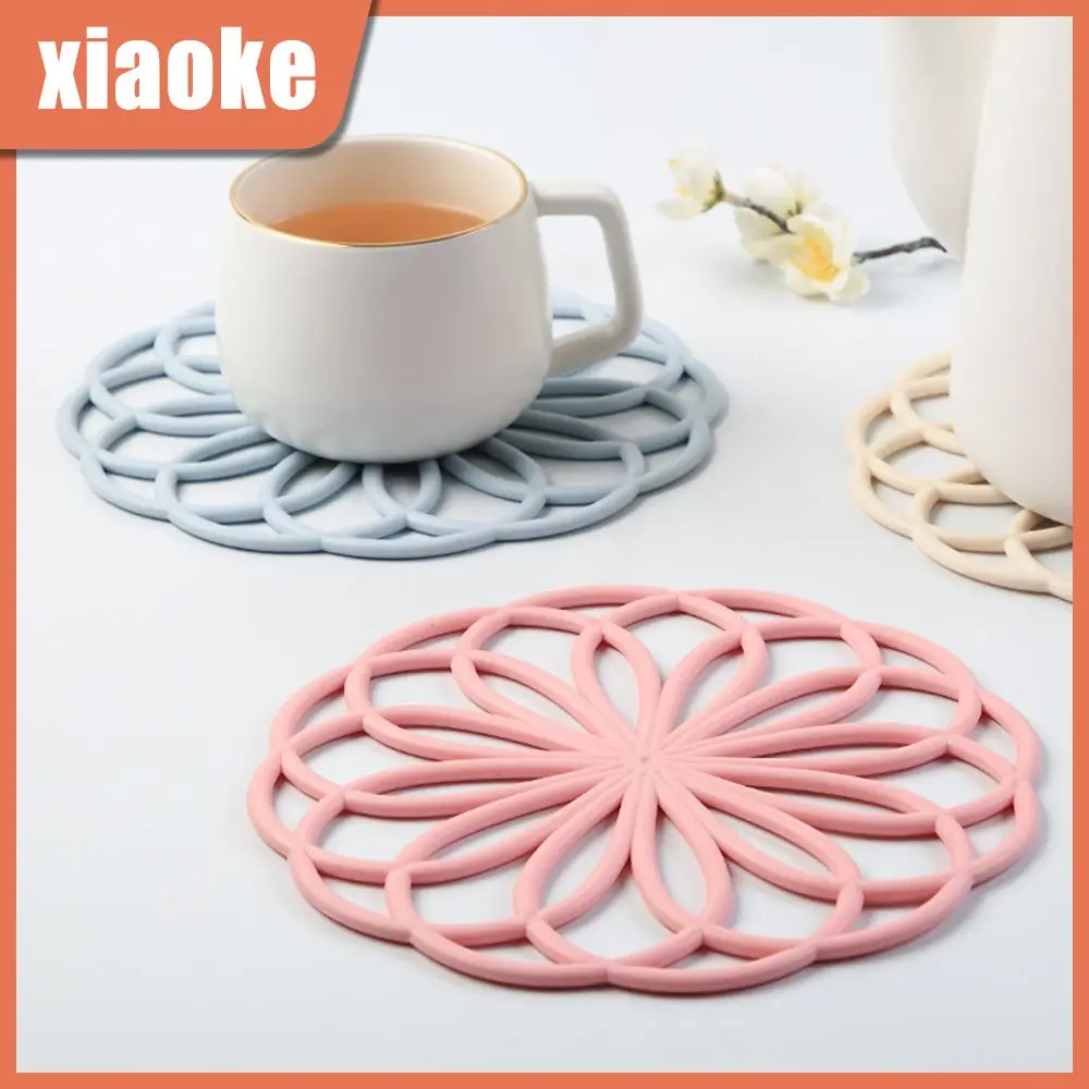 

Home Table Decor Cup Bowl Placemat Non-slip Double-sided Dining Plate Mats Tpr Multi-purpose Insulation Mat Coaster Washable