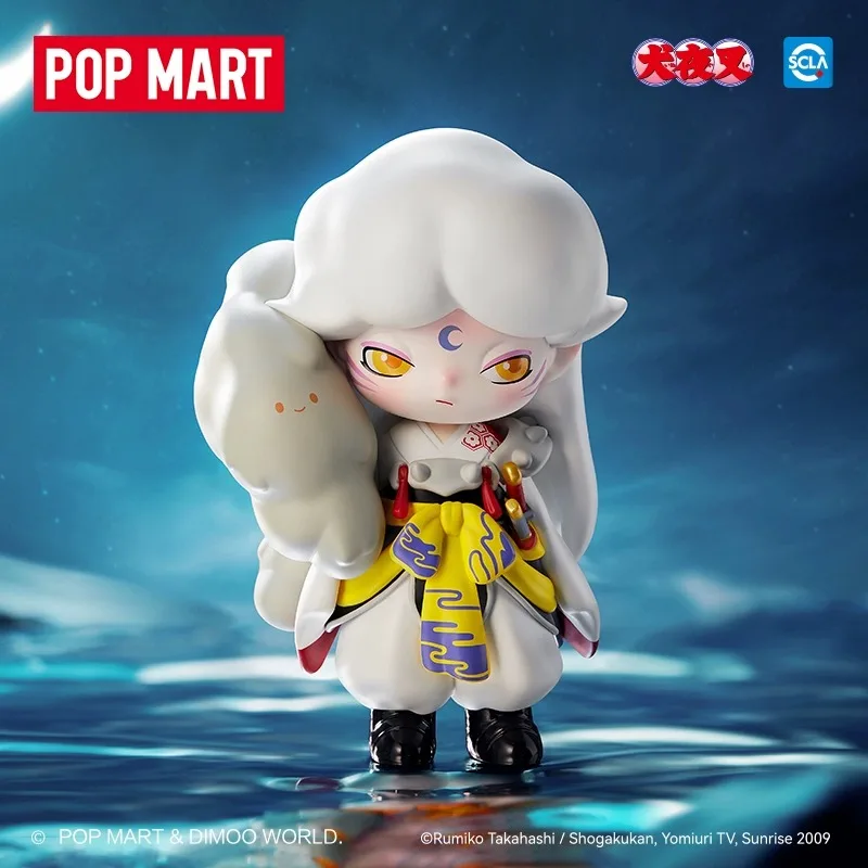 

Поп-март DIMOO Inuyasha серии игрушек, милые фигурки аниме, модель Kawaii POPMART, дизайнерская кукла, коллекционный подарок
