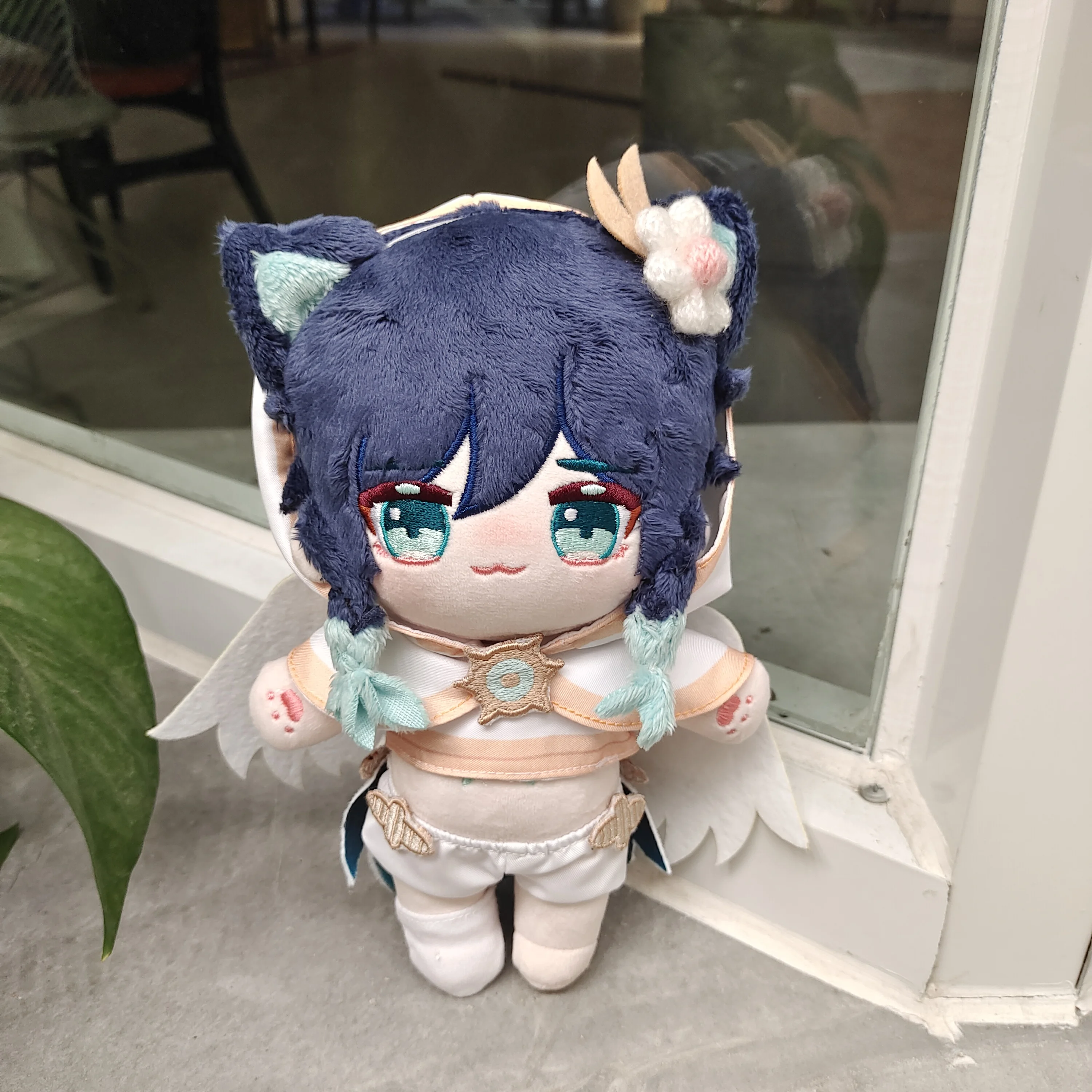 

Лимитированная игра Genshin Impact Venti Barbatos 20 см, плюшевая кукла с кошачьими ушками, сменная одежда, костюм, наряд, игрушка, мягкий косплей, реквизит...