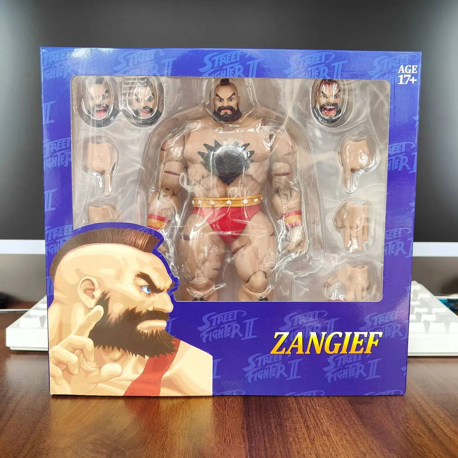 Фото Игрушки Street Fighter Action Storm Фигурка ST ZANGIEF Коллекция фигурок The Final Challengers Zangief Фигурка Подвижная модель игрушки №2