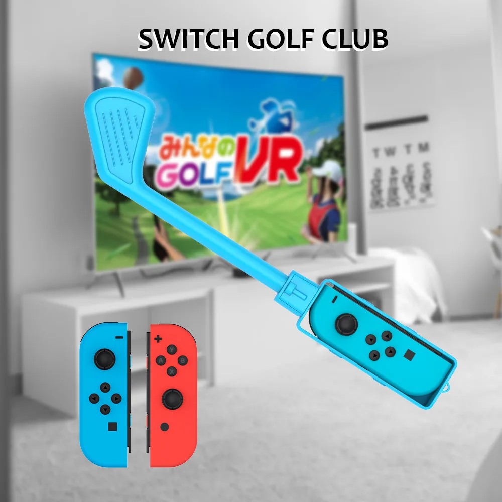 

Golf Rod Compatible For Nintendo Switch Mario Golf Super Rush Game Golf Games Handgrip For Nintendo Switch OLED Accessories