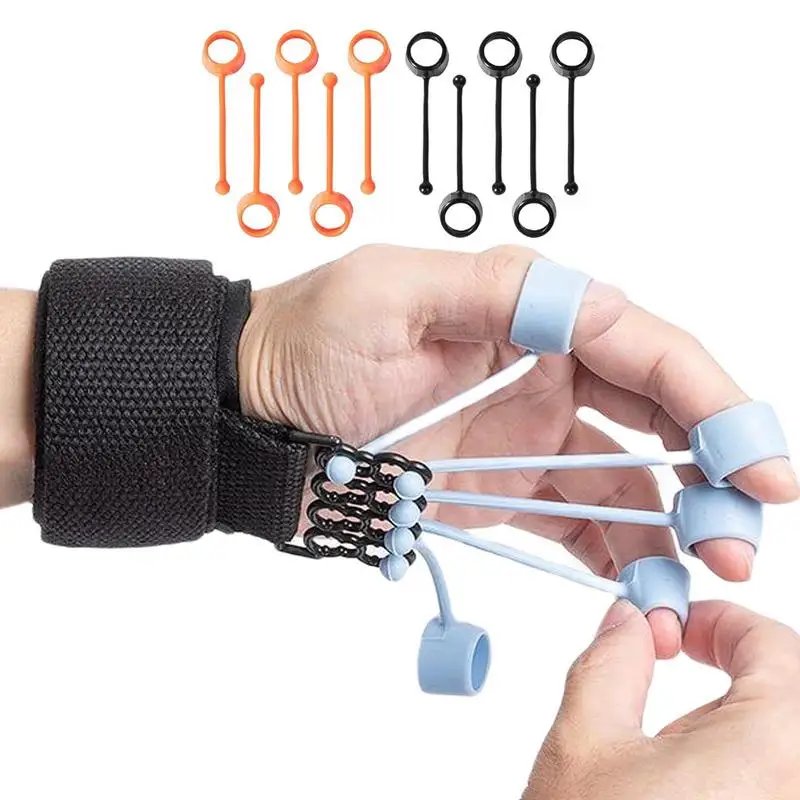 

Finger Strengthener Hand Strengthener 40Lb60Lb75Lb Grip Trainer Great For Rock Climbing Exercise Guitar And More