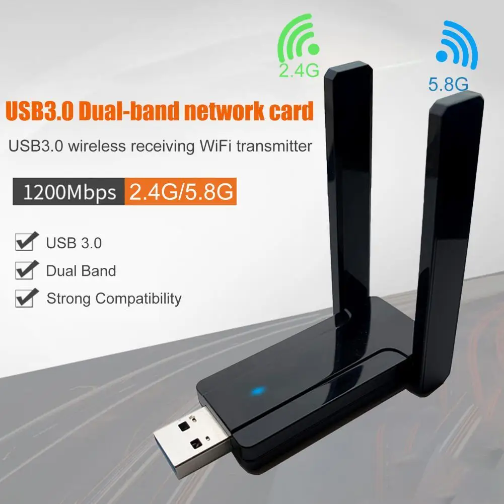 USB Wi-Fi адаптер 2 4 ГГц 1200 Мбит/с 8/10