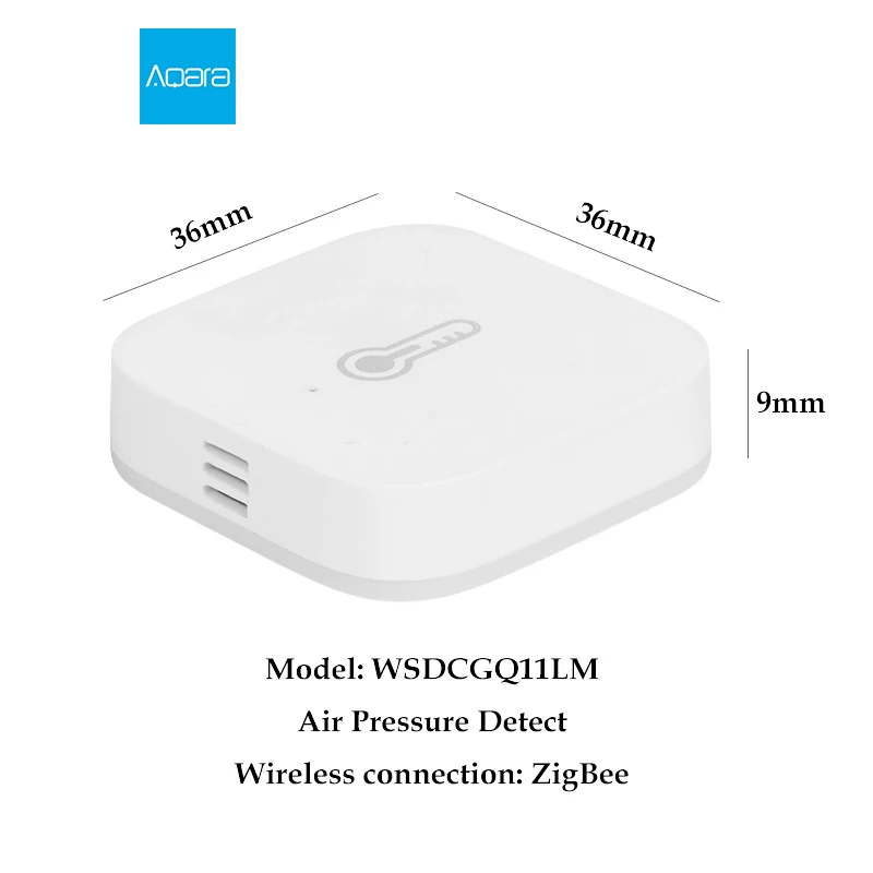 Умный датчик давления воздуха Aqara Zigbee температуры и влажности для дома работает с