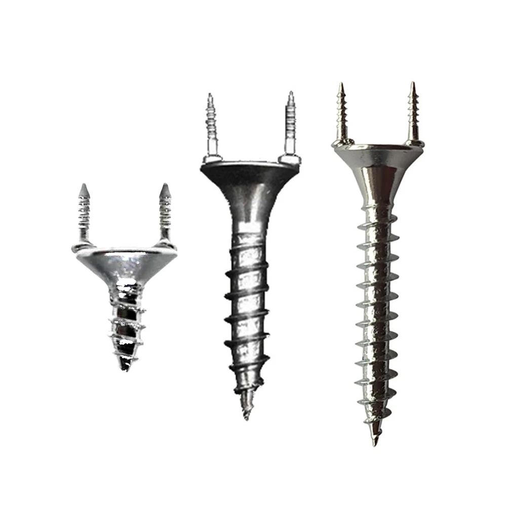 

50PCS Seamless Nails Double-Headed Screw Solid Wood Baseboard Seamless Nails Foot Line Special Nails Invisible Security Screws
