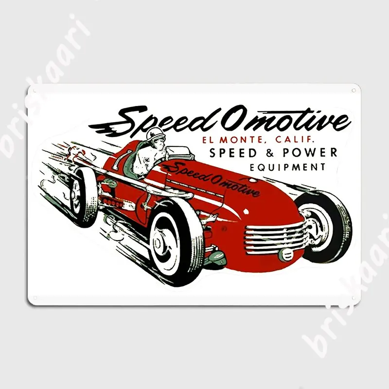 

Speedomotive Metal Sign Club Bar Create Mural Painting Cinema Living Room Tin Sign Posters
