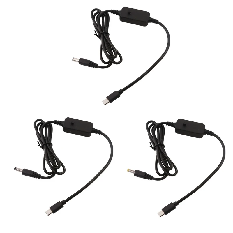 

Adjustable Type C Cable with 5V9V12V15V2V for Router, Camera, Speaker, 3D Printer