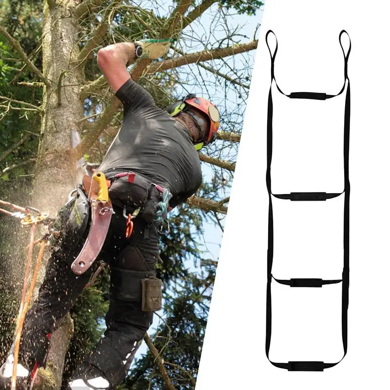 Веревочная лестница для взрослых нейлоновая портативная лодки складная дерева