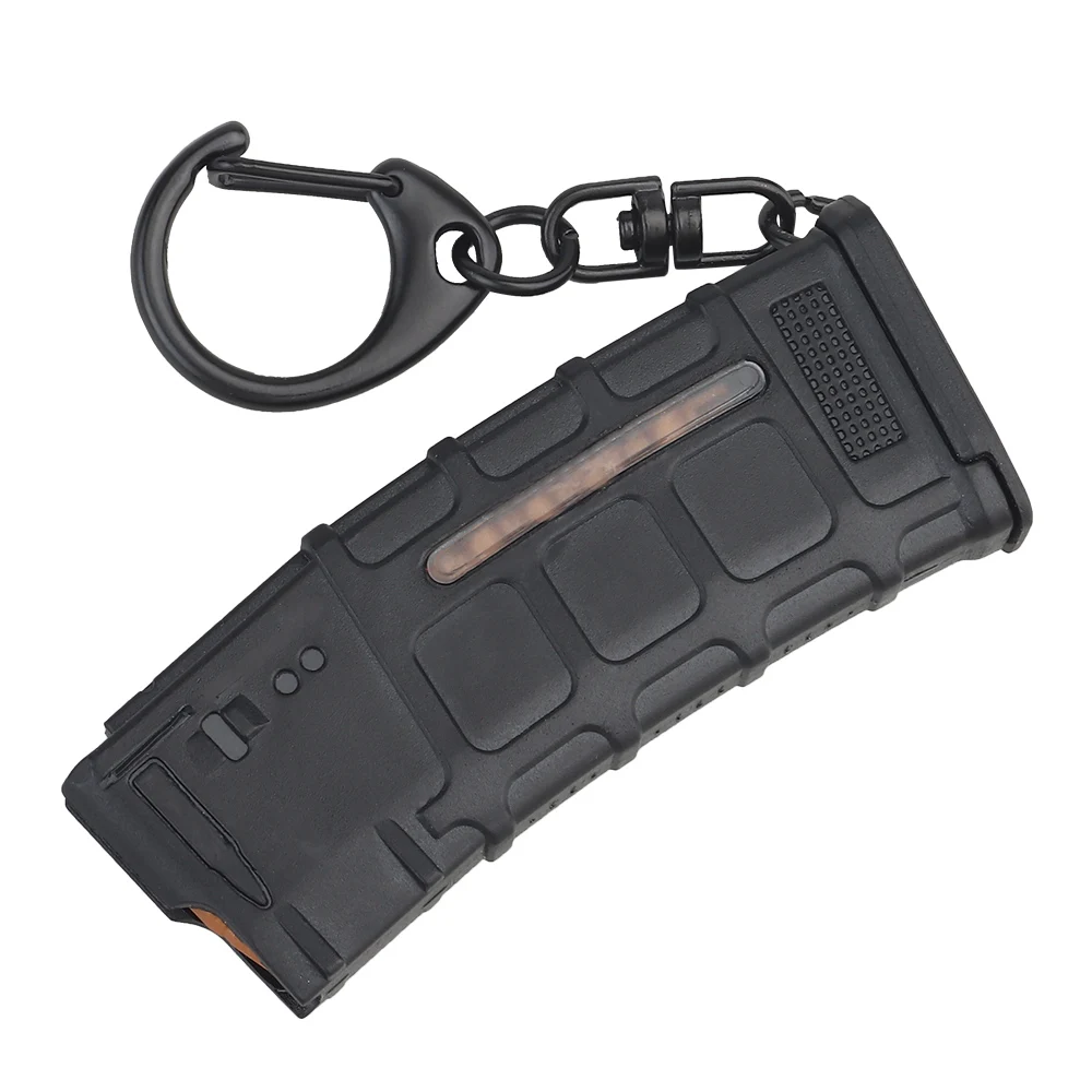 

Tactical MP MAG Shaped Keychain Key Ring Mini 5.56 Magazine Keychain Gift Decoration Shooting Hunting Paintball Toy