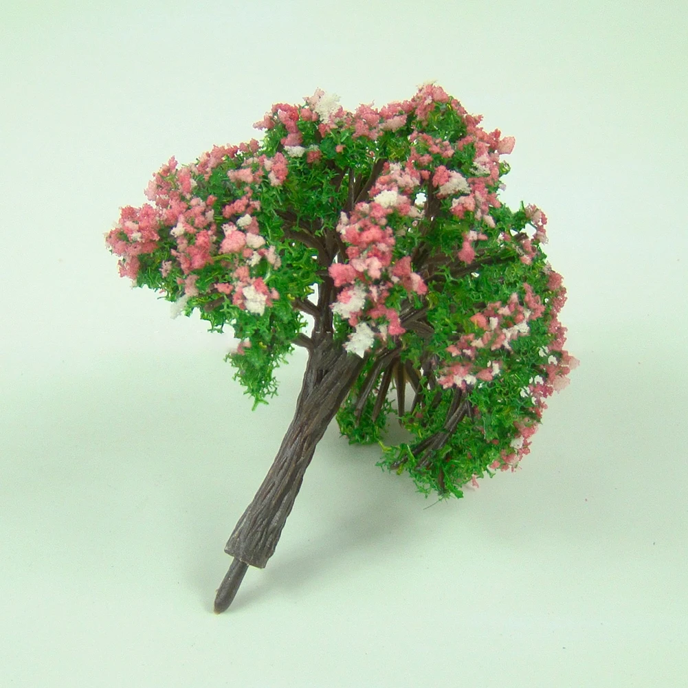 

10pcs Plastic Trees Model Artificial Miniature Tree Scenery Railroad Decoration Building Landscape Sand Table Accessories