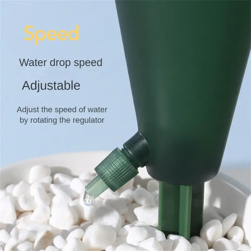 

Sunscreen Cone Lazy Watering Dripper Adjustable Durable Water-dropper Drainer Plastic 7 Days Automatic Watering Convenient Blue