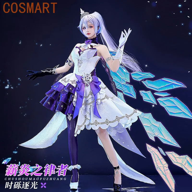 

Anime Honkai Impact 3rd Kiana Kaslana New Skin Cos Game Suit Gorgeous Dress Uniform Cosplay Costume Halloween Party Clothing