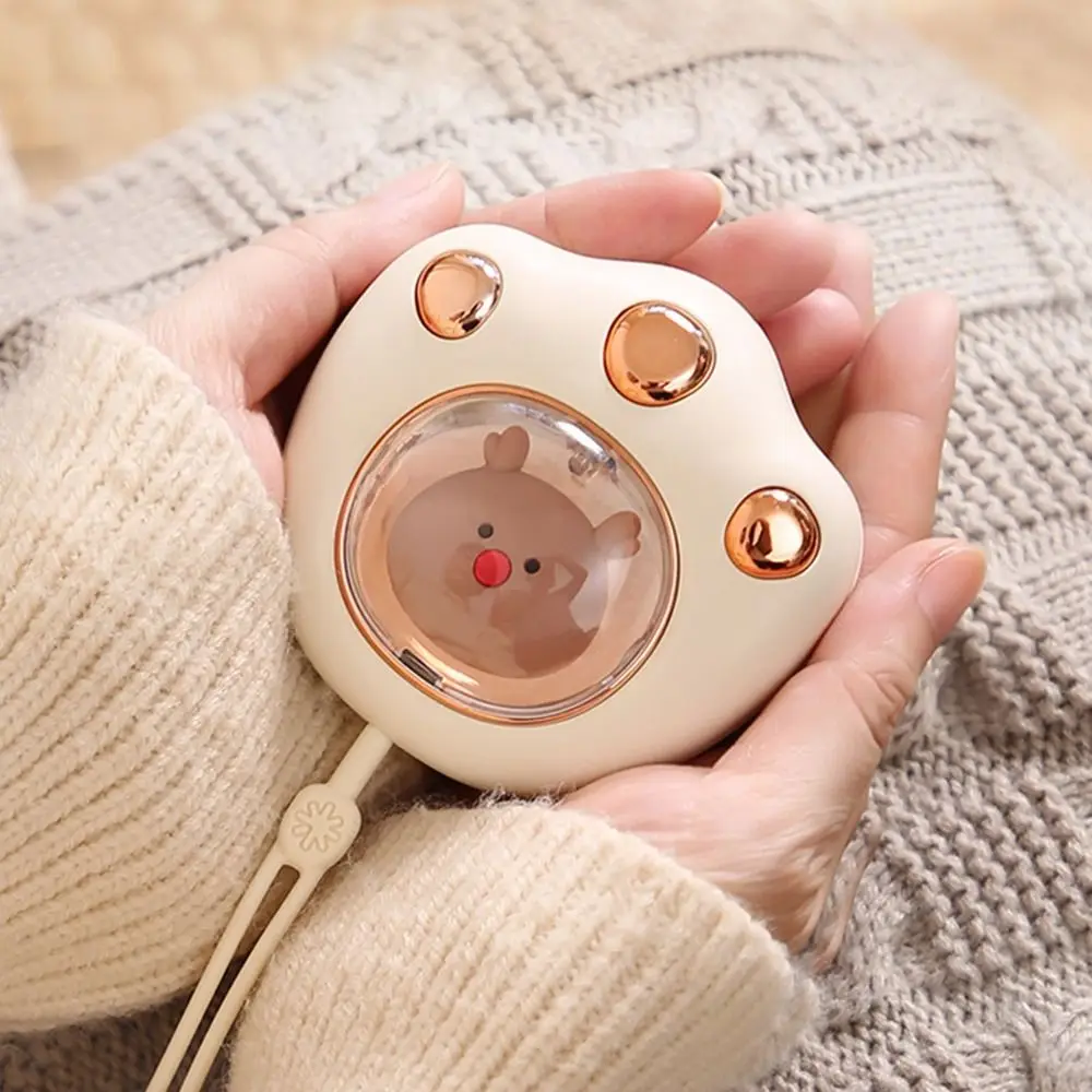 

Mini Portable Hand Warmer Cat Paw Cute Winter Heater Quick Heating USB Rechargeable Pocket Small Mini Hands Warmer
