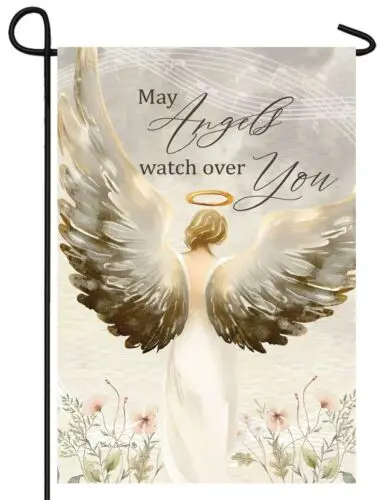 Флаг сада часы ангела