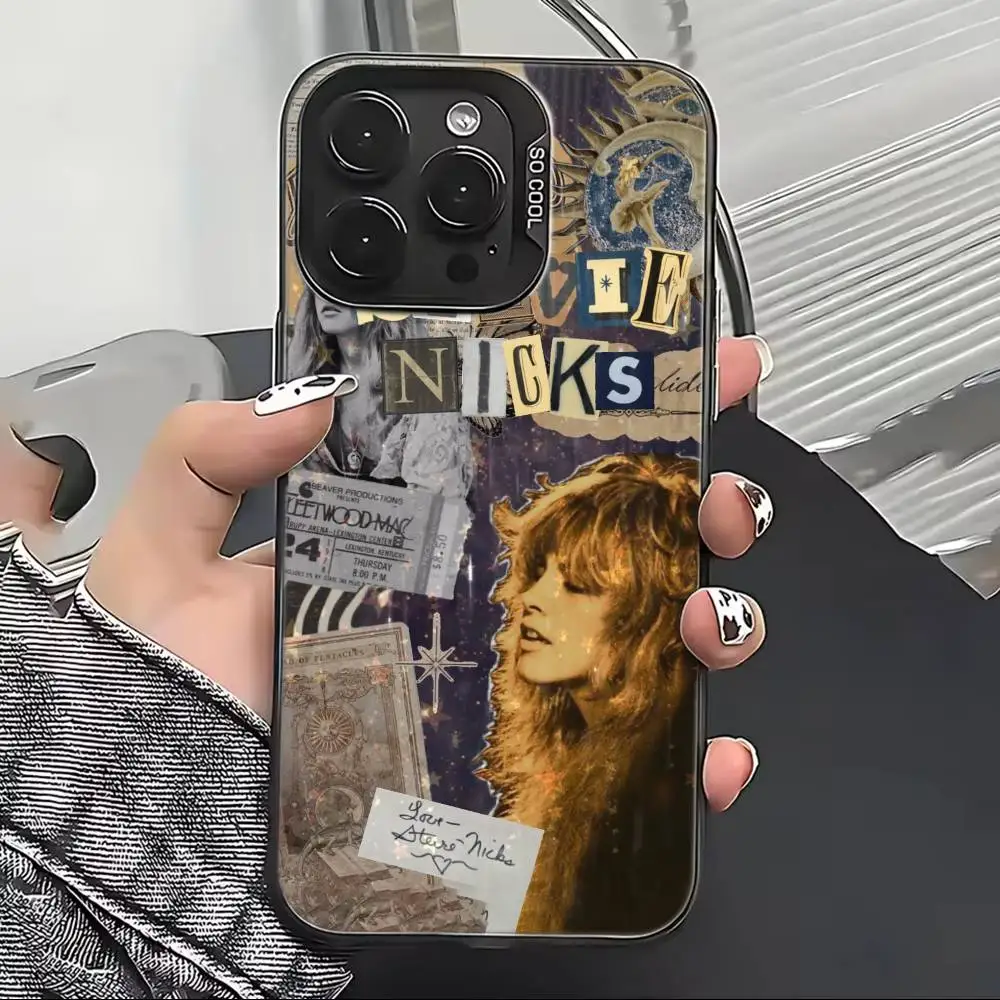 Чехол для телефона Band F-Fleetwood Mac для iPhone 17, 16, 15, 14, 13, 12, 11 Plus, Pro Max, XS, цветной, серебристо-черный (art.: 3920da028792c) - 3920da028792c