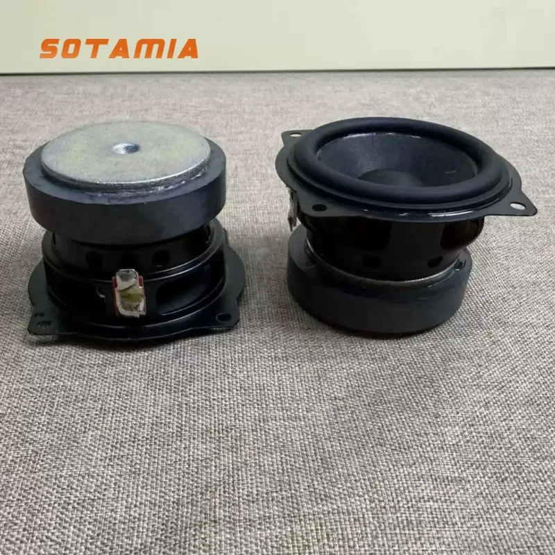 Фото SOTAMIA 2 шт. 2,5-дюймовые полнодиапазонные аудиодинамики 4 Ом 20 Вт для домашнего кинотеатра, Hi-Fi, DIY Bluetooth-колонки №1