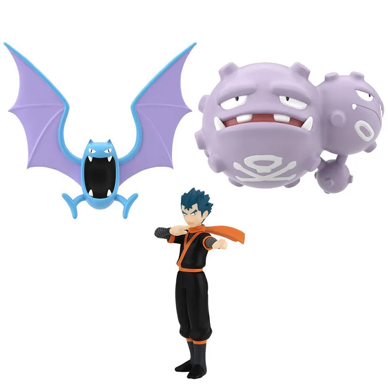 

Фигурки покемонов Bandai Scale World Koga Weezing Golbat, аниме фигурки, коллекционные экшн-игрушки, подарки
