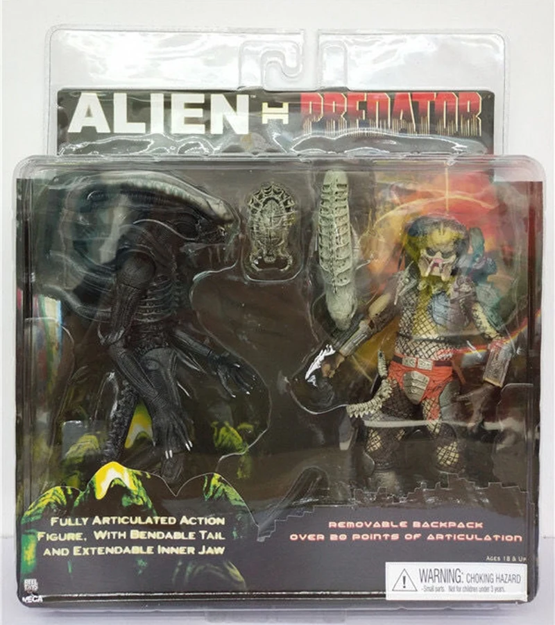 Классическая фигурка NECA Alien vs Predator Xenomorph Коллекционная модель игрушки