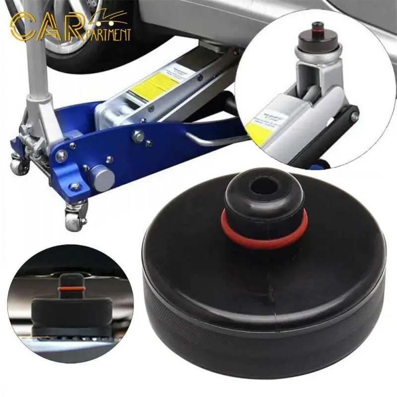 

Universal Jack Pad Adapter Durable 4pcs Car Rubber Lifting Jack Pad Adapter Tool Portable Chassis W/ Storage Case