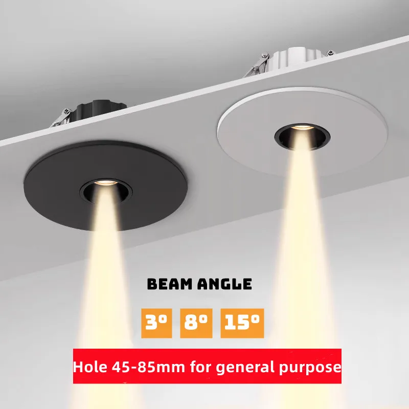 

LED потолочный светильник Focus 3°/8°/15°