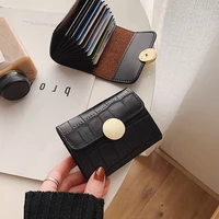luxury multi functional small short pu wallet clutch bag wallet card holder