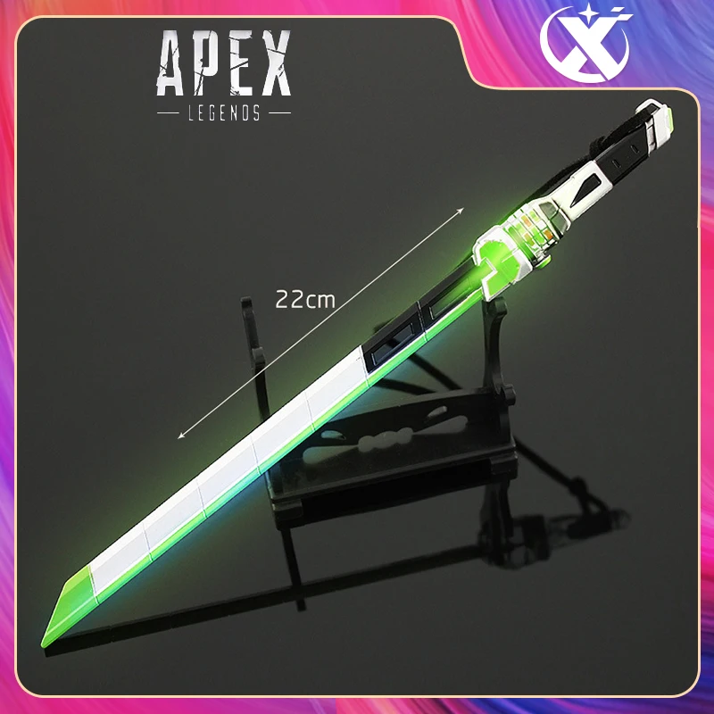 

Apex Legends Heirloom Crypto Heirloom Biwon Blade Game Butterfly Knife Swords Katana Keychain Weapon Model Toys for Children