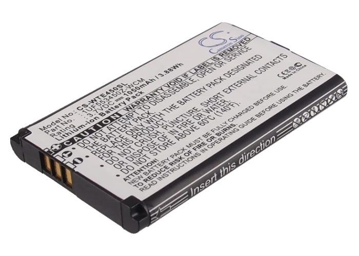

Cameron Sino Battery For Bamboo F1134J-711 CTH-470K-DE,CTH-470K-EN,CTH-470K-ES,CTH-470K-FR 1050mAh / 3.89Wh