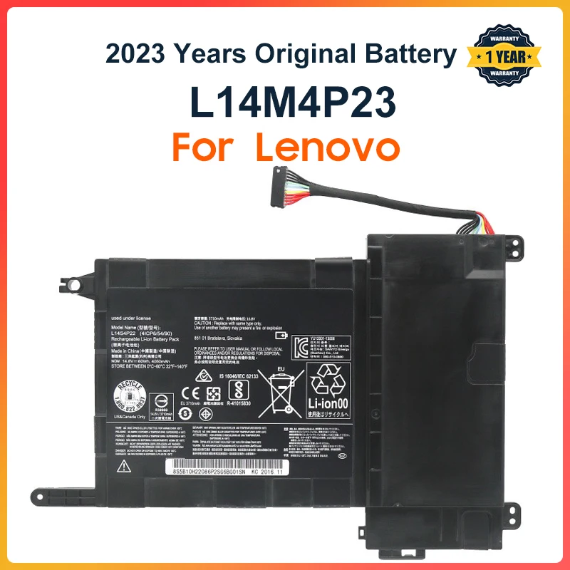 Аккумулятор L14S4P22 L14M4P23 для ноутбука Lenovo IdeaPad Y700 Y701 Y700-17iSK Series 5B10H22084 14 8 в 4050 мАч