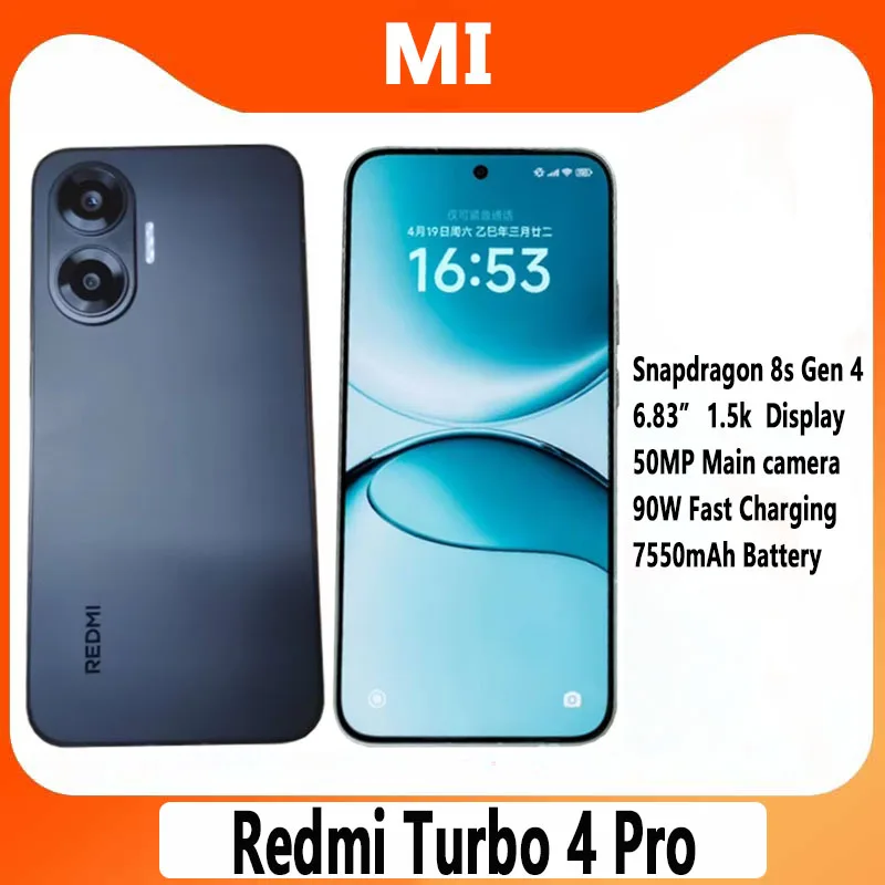 Смартфон Xiaomi Redmi Turbo 4 Pro, 12/256ГБ, 16/512ГБ | AliExpress Смартфон Xiaomi Redmi Turbo 4 Pro, 12/256ГБ, 16/512ГБ | AliExpress