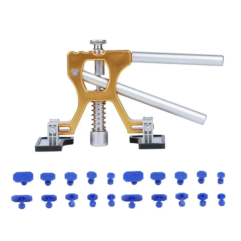 

Инструменты для ремонта вмятин автомобиля, автомобильный кузов, без покраски, Т-образный съемник, регулируемая ширина, съемник вмятин, набор для удаления присосок для борьбы сhail