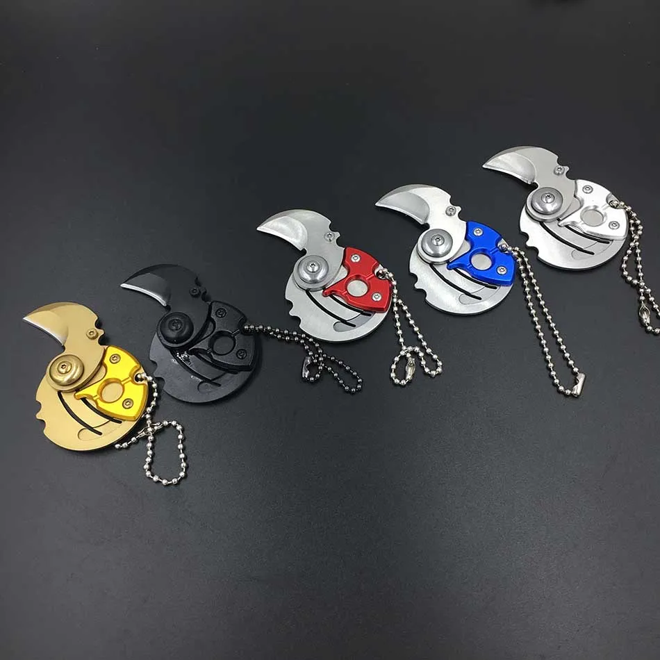 Складной нож из углеродного волокна и стали с ручкой для выживания в кемпинге