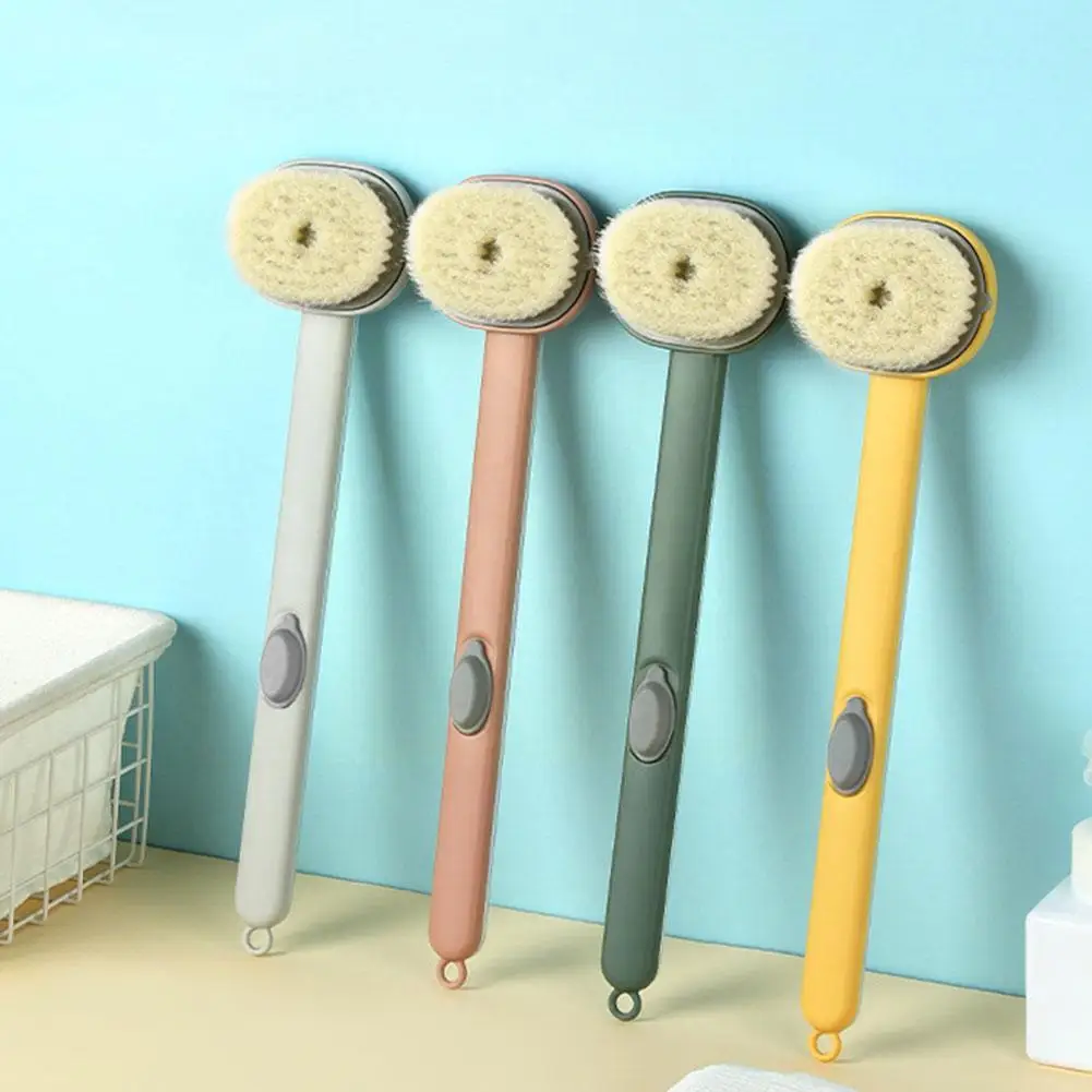 

Щетка для ванны G7d7 с длинной ручкой, мягкие щетки для отшелушивания волос, Массажер для кожи, скребок, губка для ванны и душа, для чистки тела