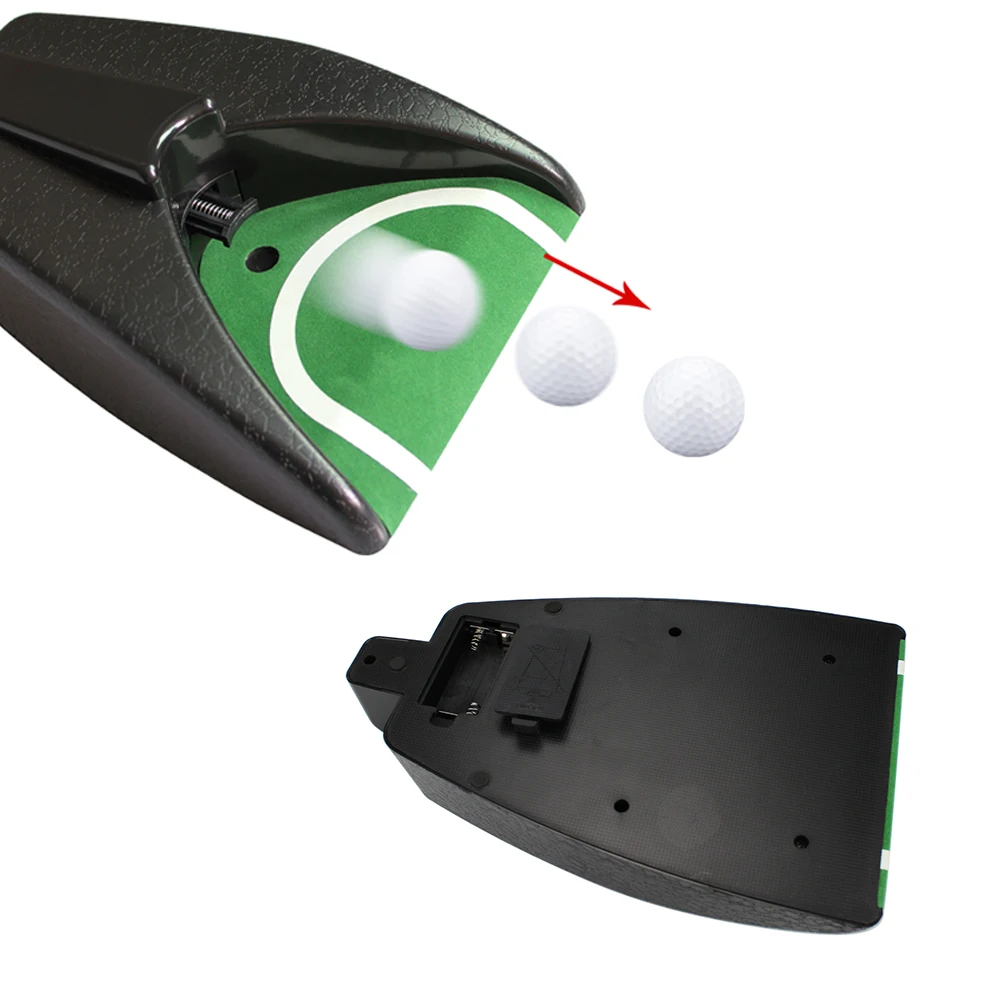 

1Pcs Golf Automatic Putting Cup Training Tool Automatic Golf Return Ball Device Indoor Putting Cup Practice Golf Training Aids