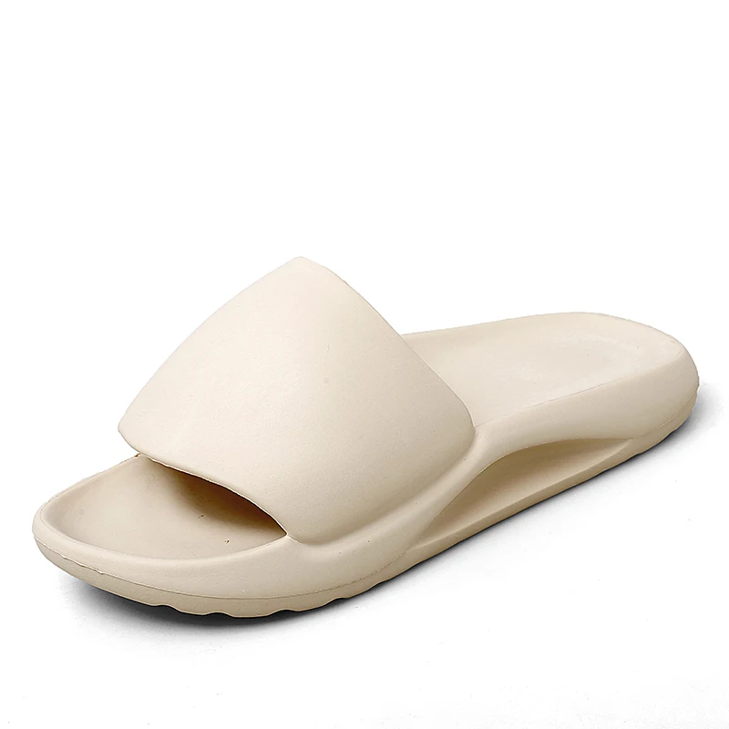 

Plus Size YZY Slides Slip On Breathable Summer Sandals Men Slippers Fish Mouth