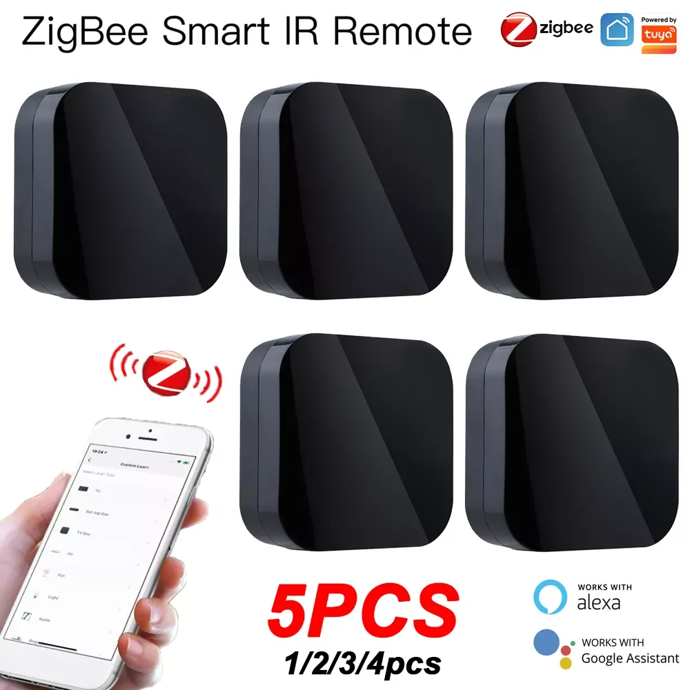 

Пульт дистанционного управления Zigbee, инфракрасный смарт-пульт для ТВ, работает с приложением Alexa Home