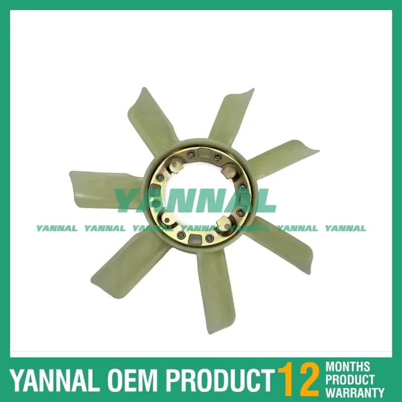 Лопасть вентилятора с 4 отверстиями и 7 листьями для деталей двигателя Hino W06D
